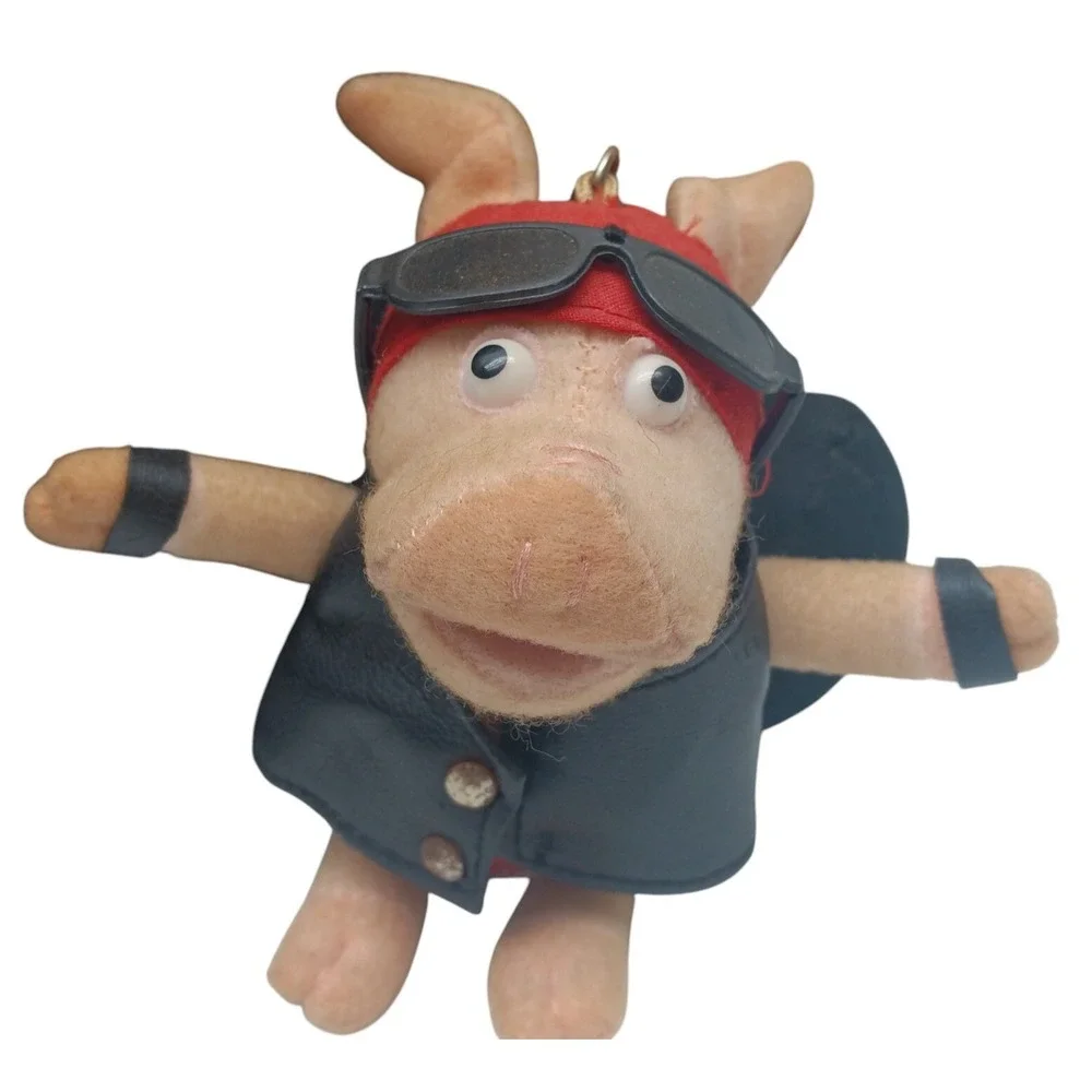 VTG Harley Davidson 1998 Pig Biker Hog Stuffed Animal ‎ 10